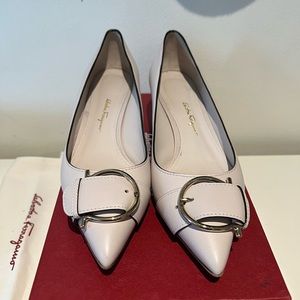 Salvatore Ferragamo kitten heel pumps
